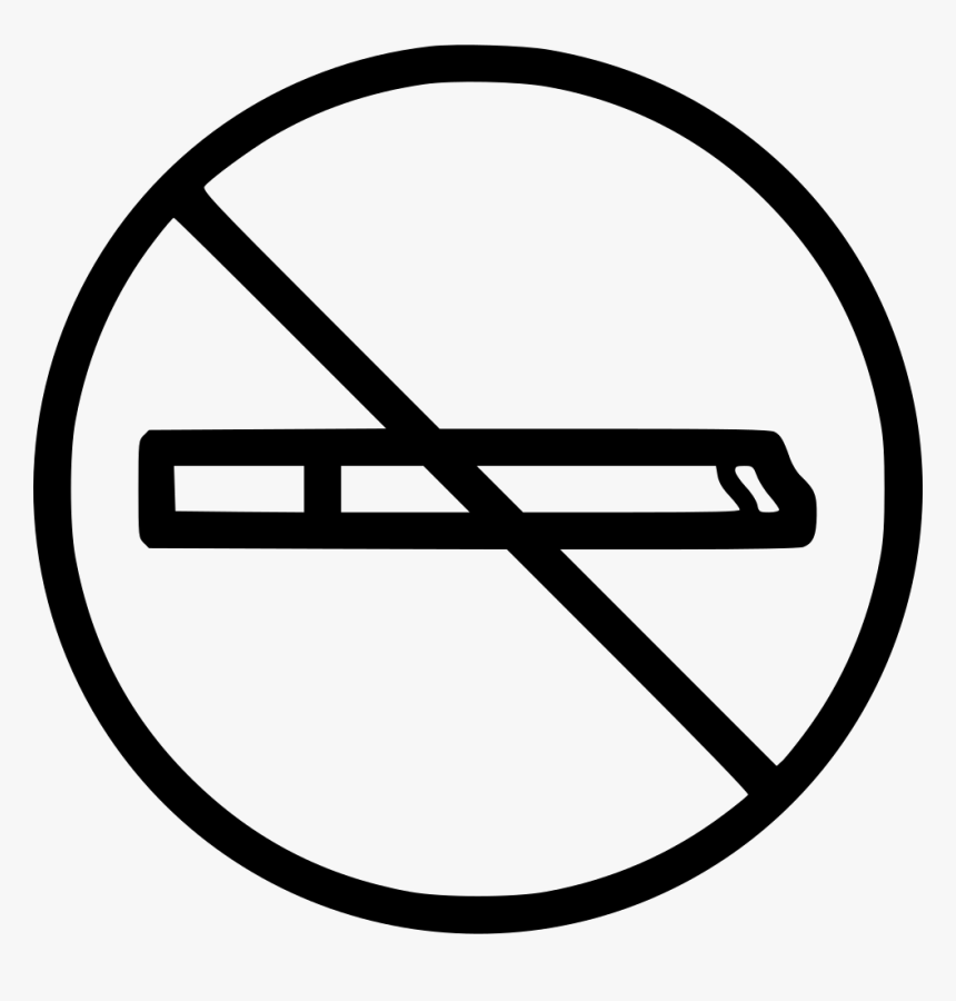 No Smoking Sign - Svg No Smoking Icon, HD Png Download, Free Download