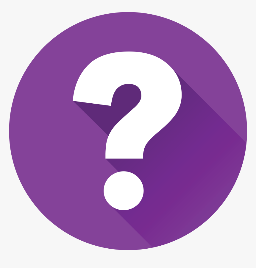 Question Mark Png Brooklyn Center Official Website - Purple Question Mark Icon, Transparent Png, Free Download