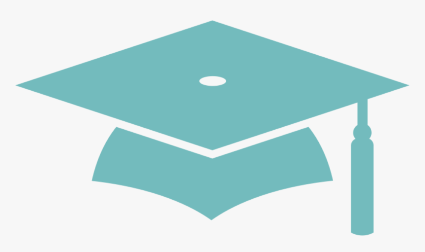 Graduation Cap Transparent Teal, HD Png Download, Free Download