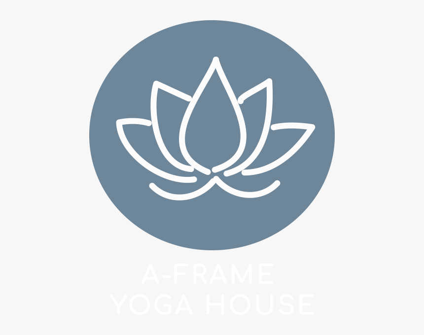 A-frame Yoga House Lotus Flower Logo - Massage Care In Montreal, HD Png Download, Free Download