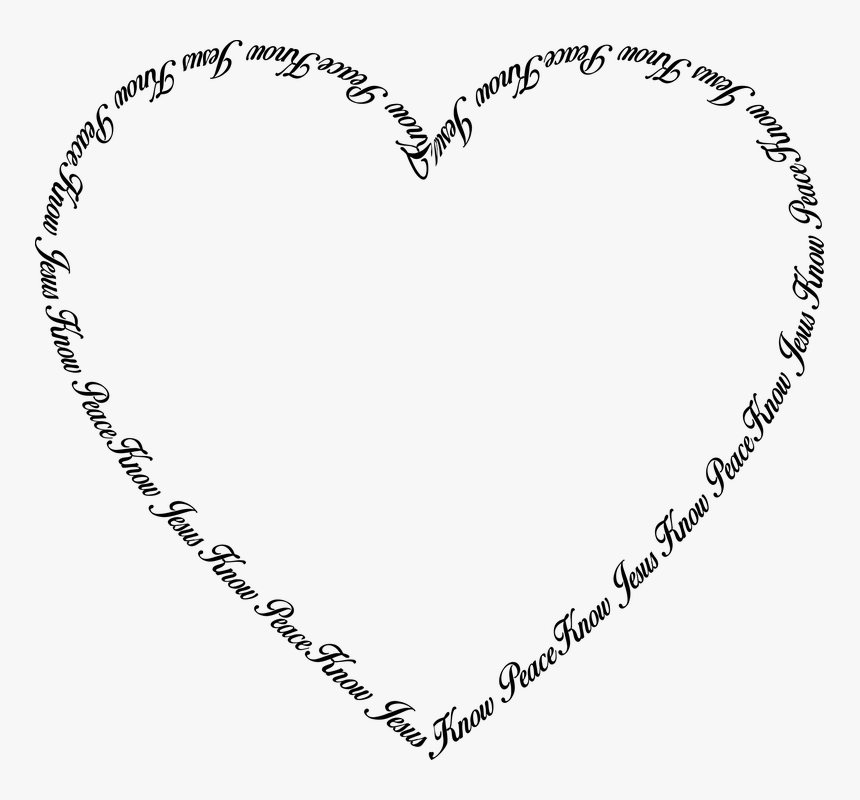 Vintage Heart Black And White, HD Png Download, Free Download