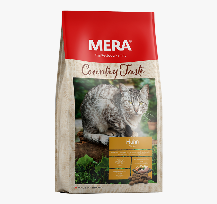 Cat Food Mera Country Taste Chicken Dry Food For The - Mera Country Taste Huhn, HD Png Download, Free Download