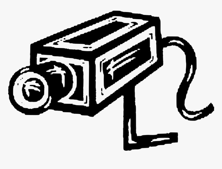 Cctv Sketch Camera - Security Camera Clip Art, HD Png Download, Free Download