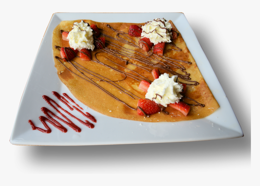 Delectable Dessert Crêpes - Vanilla Ice Cream, HD Png Download, Free Download