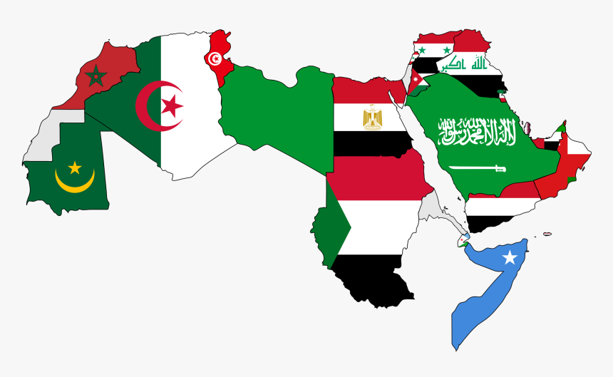 World Map Clipart - Middle East And Africa Flag, HD Png Download, Free Download