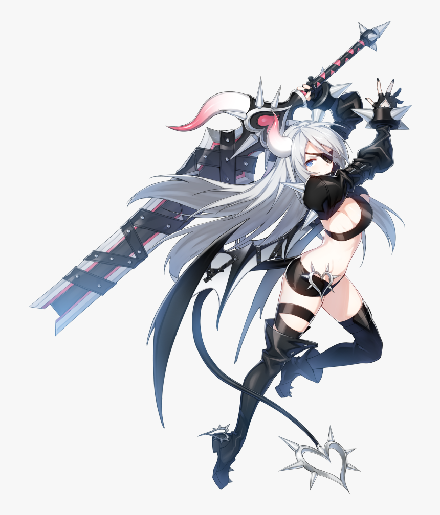 Absurdres Boots Bracelet Breasts Demon Girl Demon Tail - Succubus Anime Png, Transparent Png, Free Download
