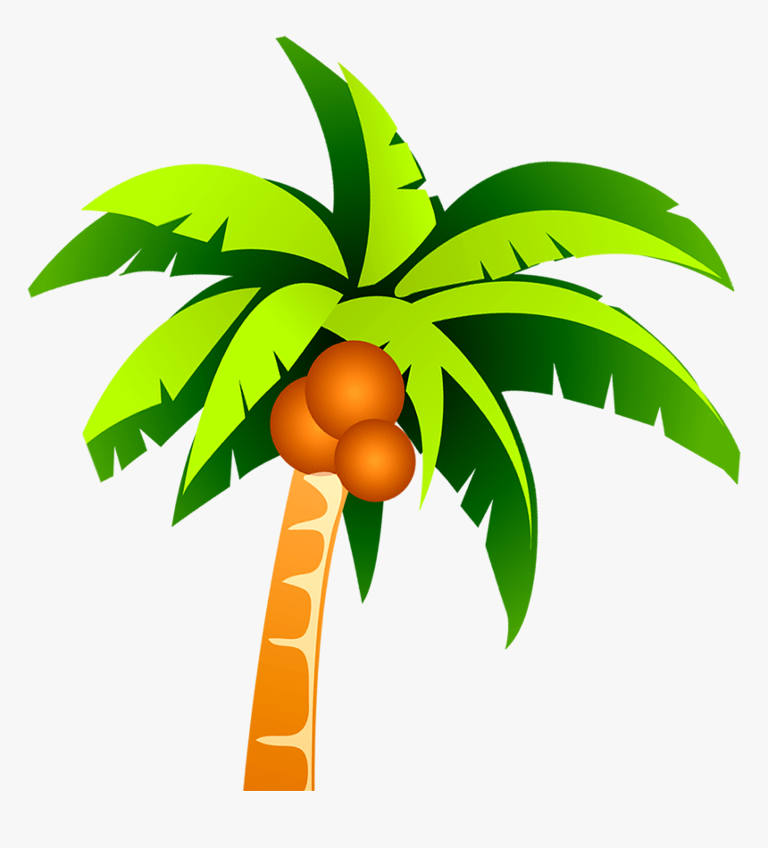 Coconut Tree Clip Art - Coconut Tree Vector Png, Transparent Png, Free Download
