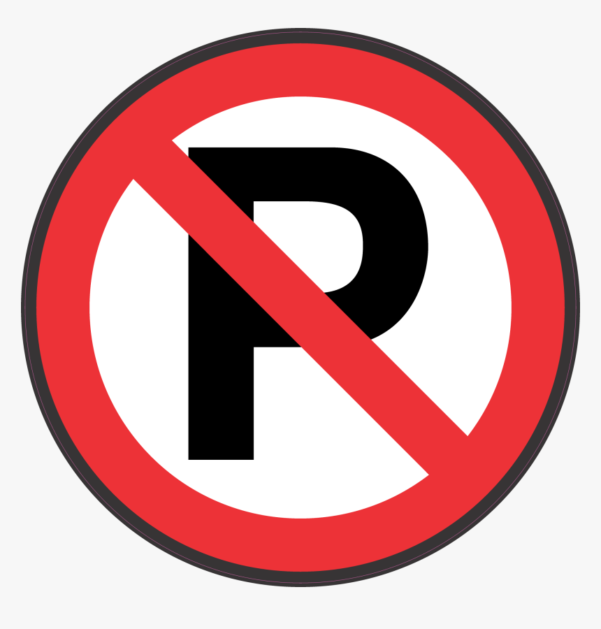 No Parking Floor Mark - No Parking Sign Transparent Background, HD Png Download, Free Download