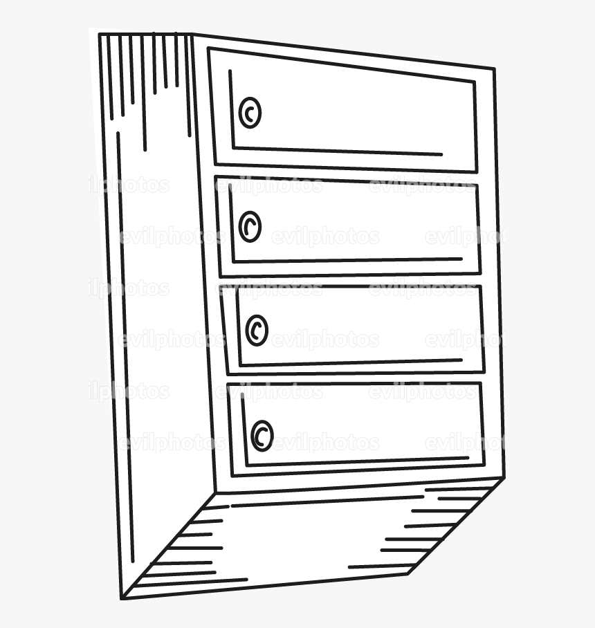 Mailbox Drawing Vector And Stock Photo - Stock Photography, HD Png Download, Free Download