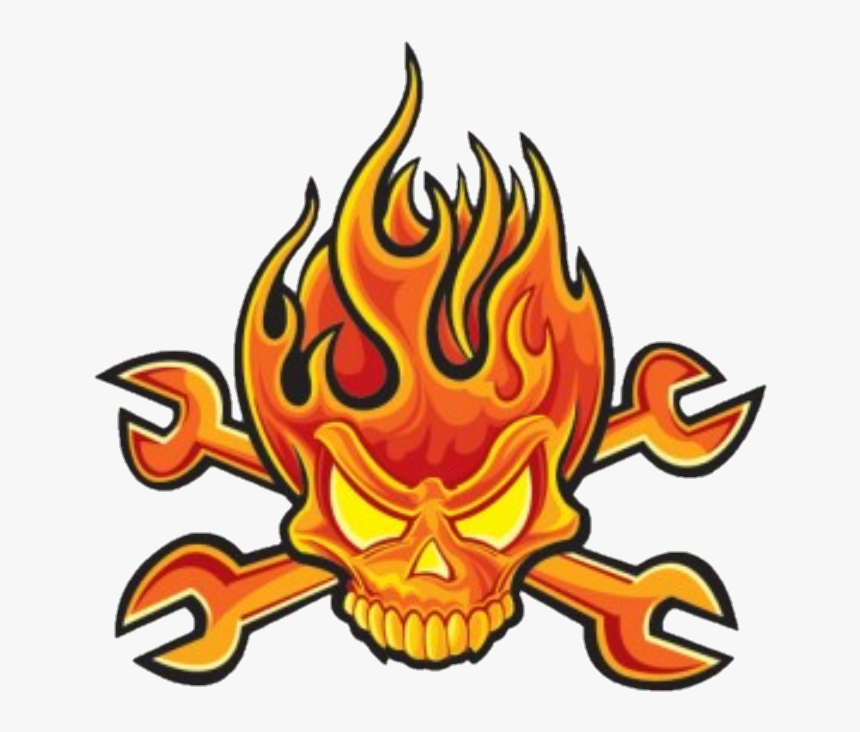 Transparent Fire Skull Png - Fire Skull Png, Png Download, Free Download