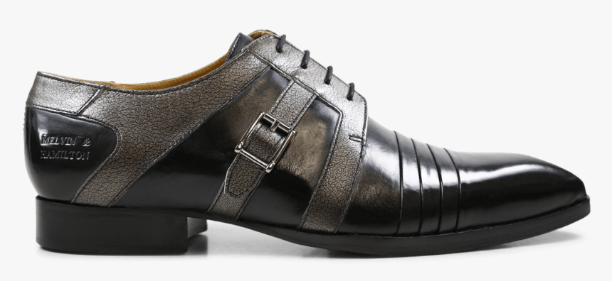 Oxford Shoes Ricky 2 Crust Aztek Black Smoke Buckle, HD Png Download, Free Download