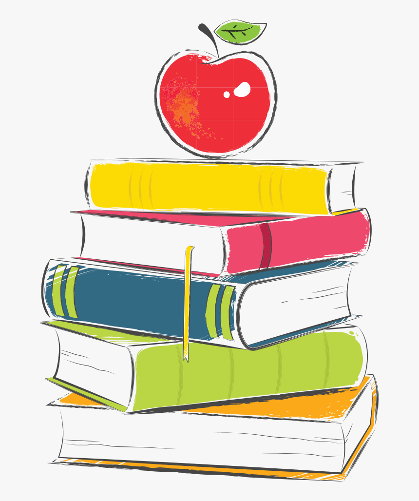 Stack Of Books - Clip Art Stack Of Books, HD Png Download, Free Download