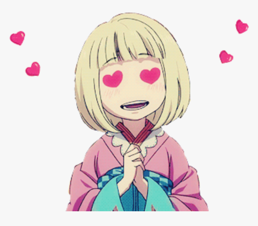 Transparent Eye Emoji Png - Anime Girl Heart Eyes, Png Download, Free Download