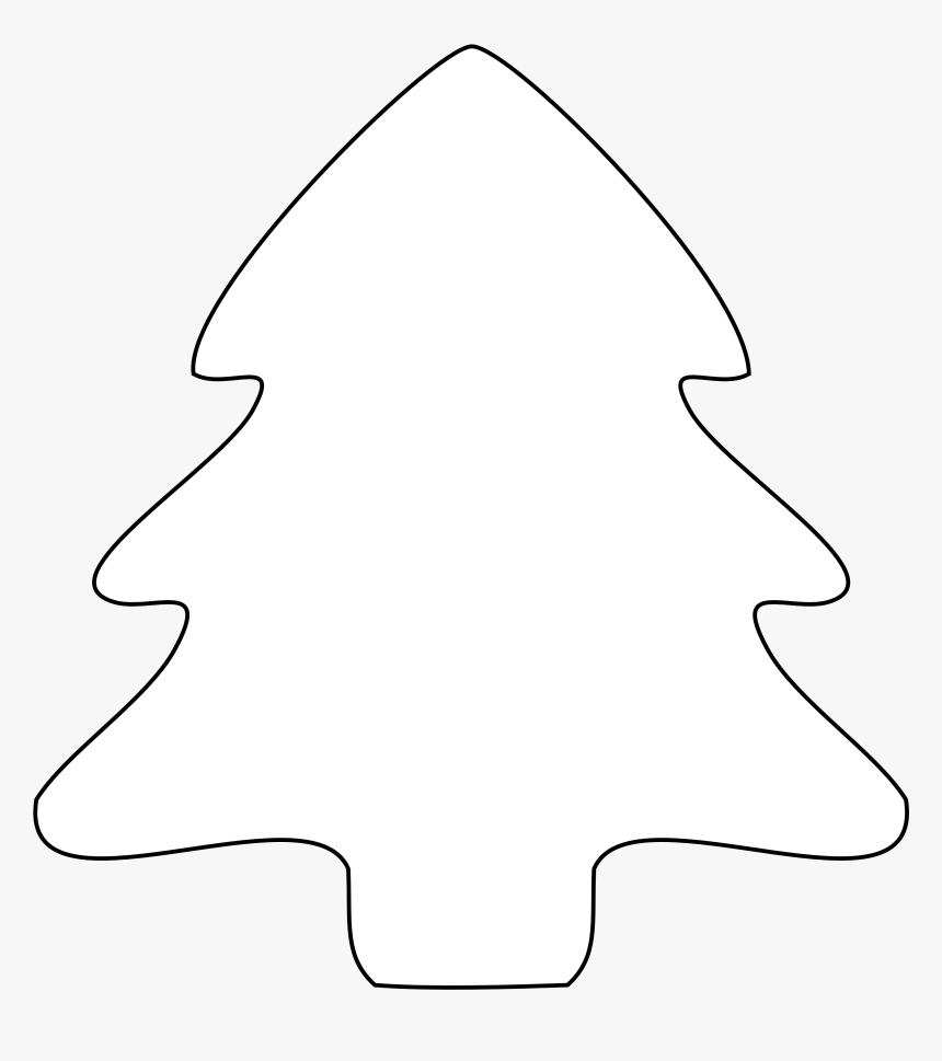 Transparent Christmas Trees Clipart - Christmas Tree Clipart White, HD Png Download, Free Download