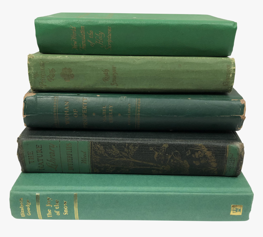 Green Book Stack, HD Png Download, Free Download