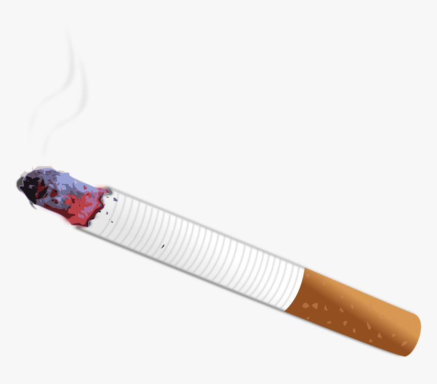 Lit Cigarette Png - Quit Smoking Clip Art, Transparent Png, Free Download