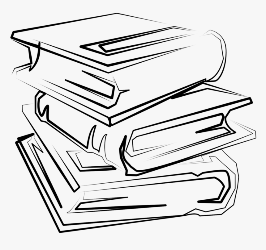 Clip Art Free Download Clip Art - Transparent Stack Black And White Book Png, Png Download, Free Download