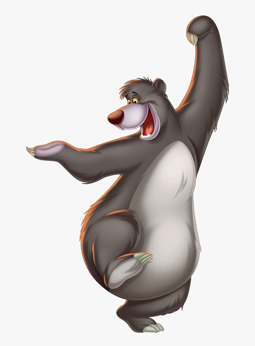 Jungle Book Png Transparent Image - Baloo Jungle Book Characters, Png Download, Free Download