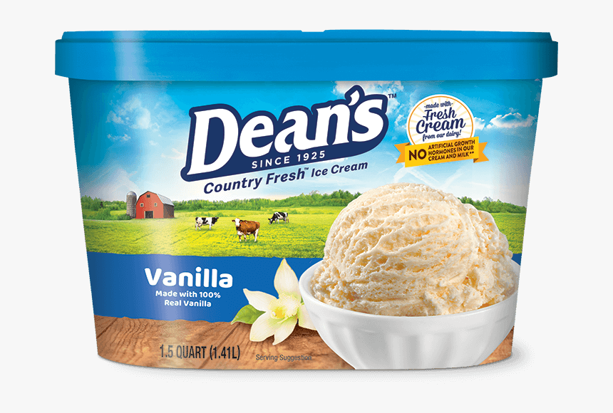 Deans Country Fresh Sour Cream, Hd Png Download - Dean's Country Fresh Vanilla Ice Cream, Transparent Png, Free Download