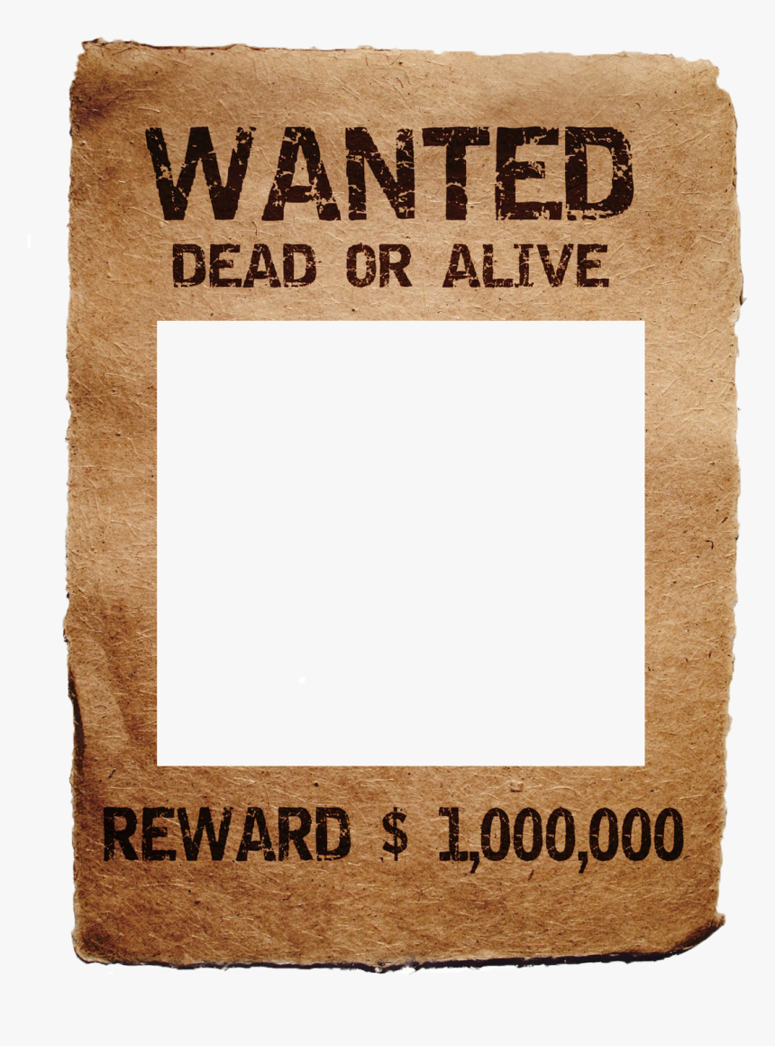Wanted Poster Templates - Wanted Poster, HD Png Download, Free Download