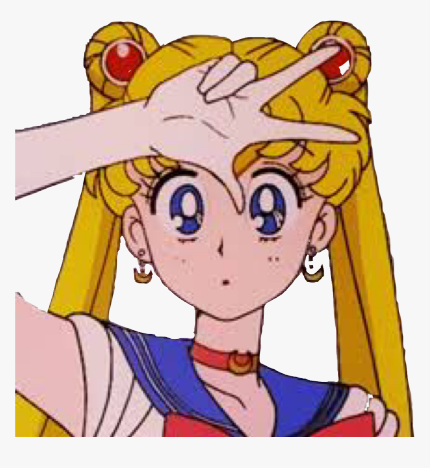 Transparent Sailor Moon Clipart - Usagi Sticker Sailor Moon, HD Png Download, Free Download