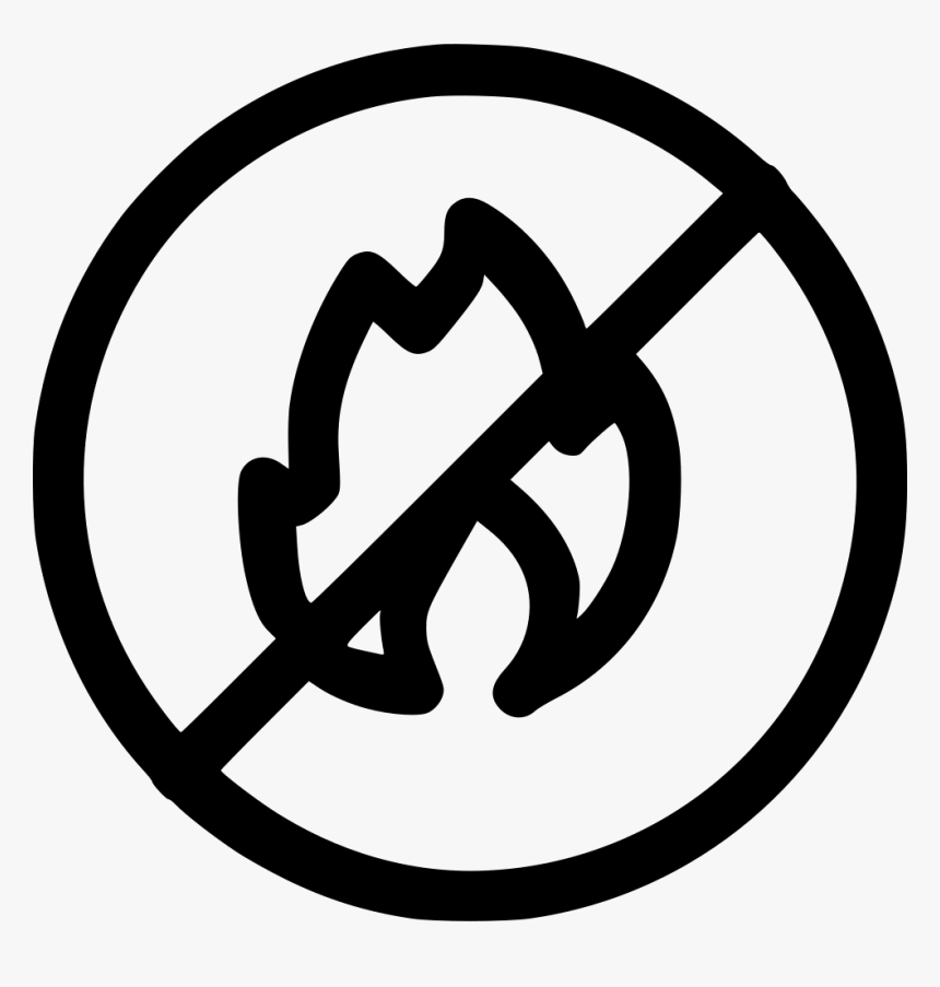 Transparent Fire Icon Png - No To Plastic Bags And Bottles, Png Download, Free Download