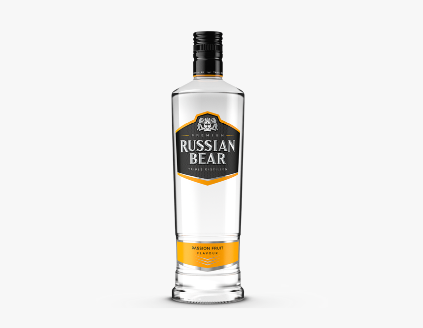 Picture Of Russian Bear Passion Fruit Vodka - Russian Bear Vodka Vanilla, HD Png Download, Free Download