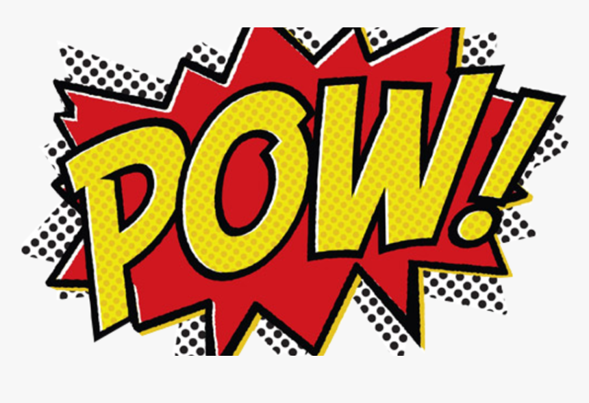 Comic Book Pow Pop Art Clipart , Png Download - Onomatopoeia Comic Book Boom, Transparent Png, Free Download
