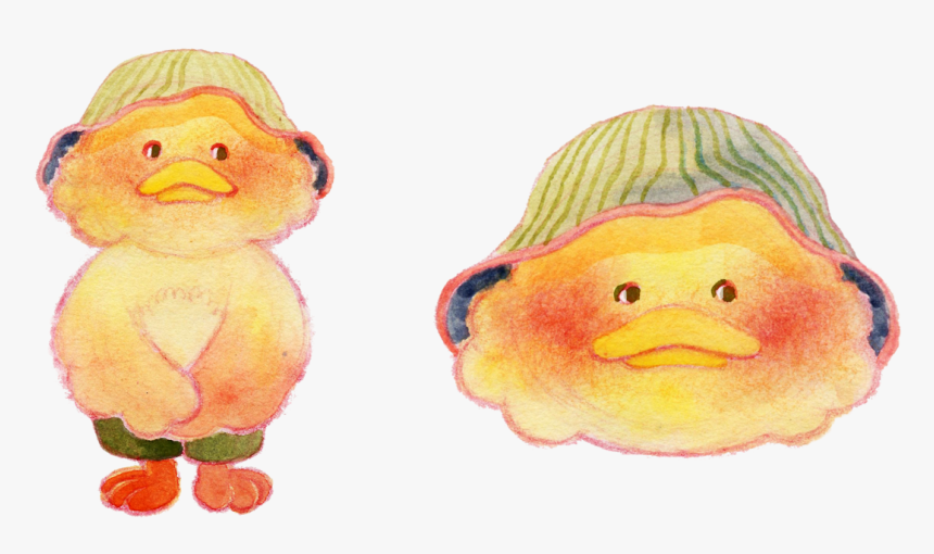 Yellow Watercolor Duck, HD Png Download, Free Download