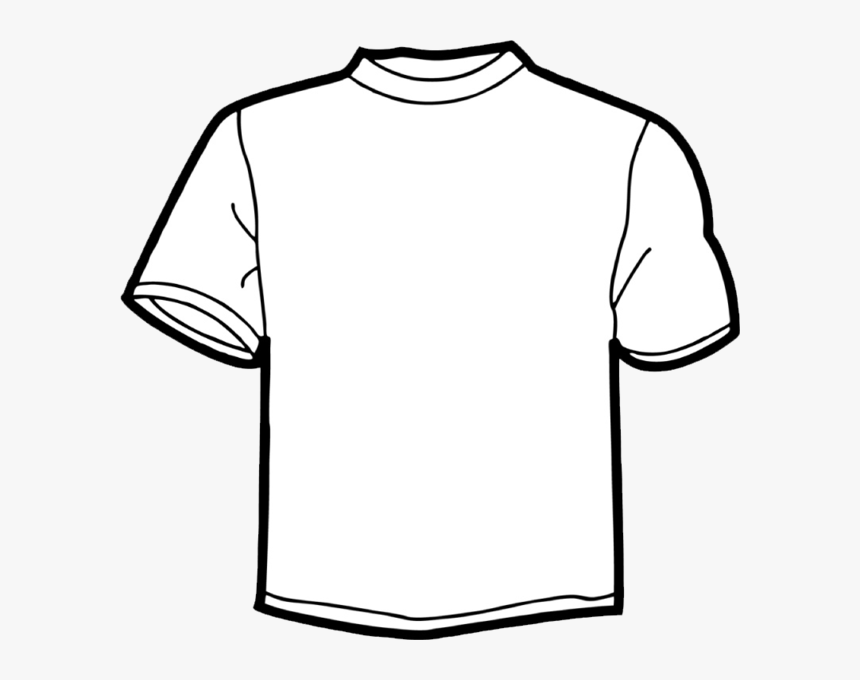 T Shirt Clipart Black And White, HD Png Download, Free Download