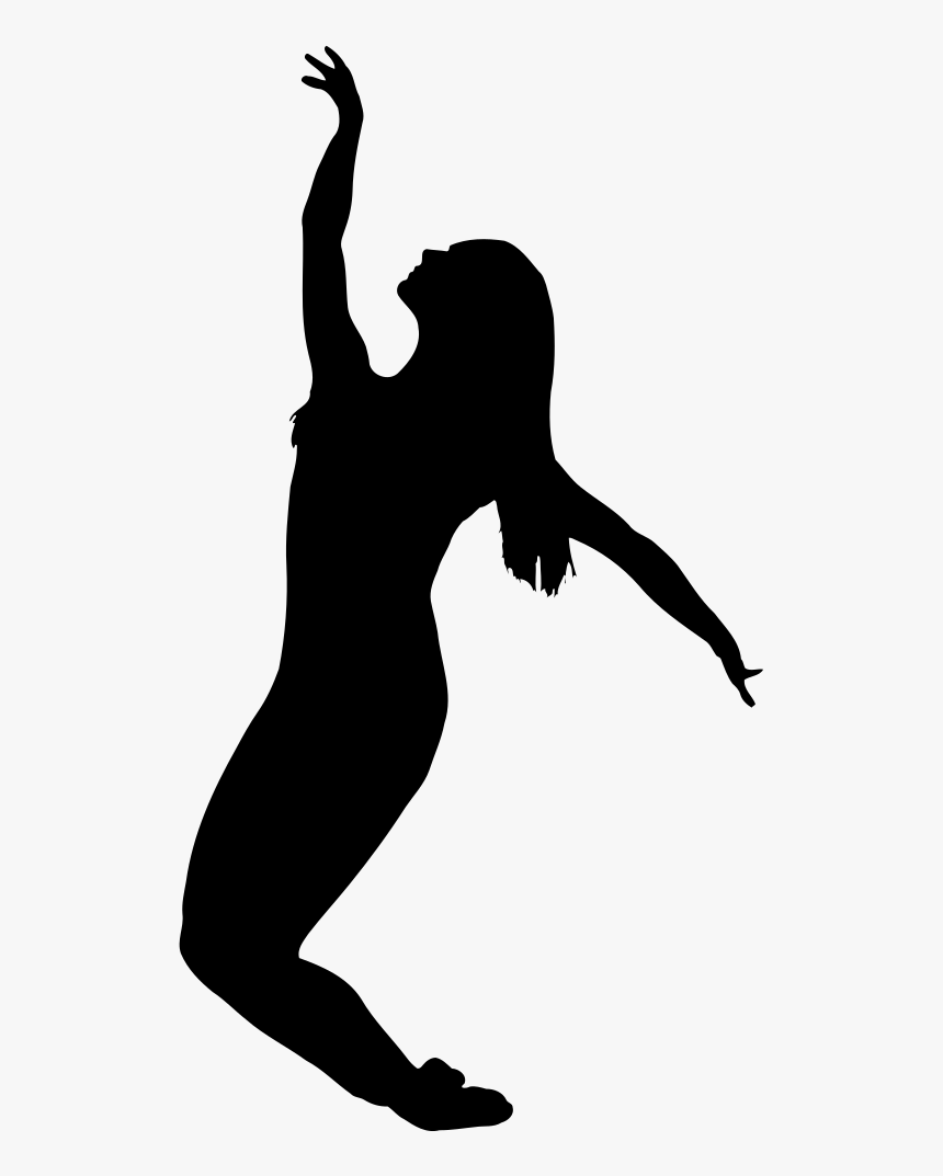 Silhouette Of A Performer - Clip Art Performers Silhouette, HD Png Download, Free Download