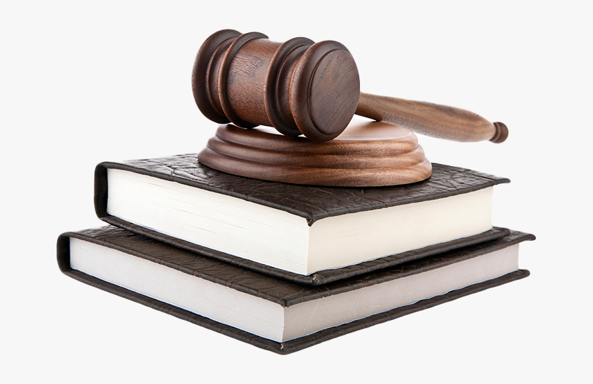 Gavel On Books - Law Book Image Png, Transparent Png, Free Download