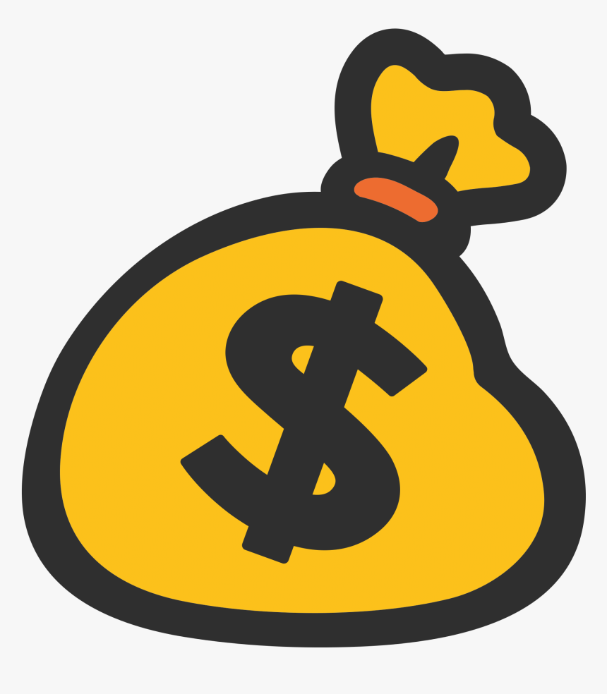 Cartoon Money Bag Png - Money Bag Clipart Png, Transparent Png, Free Download