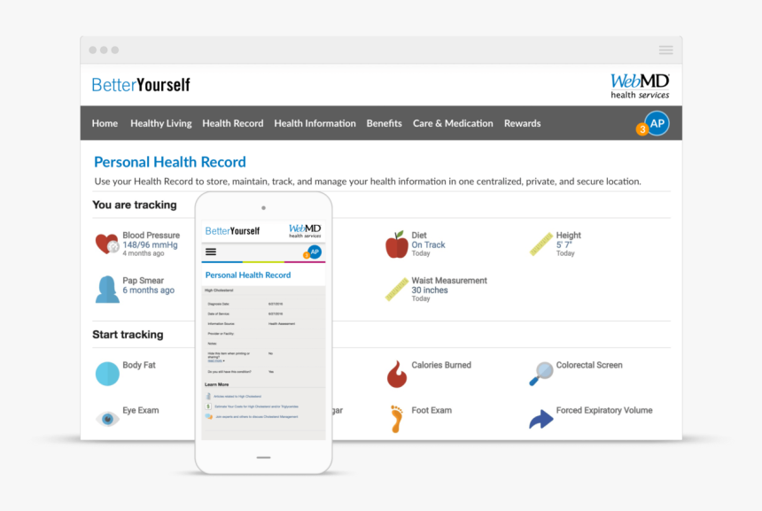 Personal Health Record, HD Png Download, Free Download