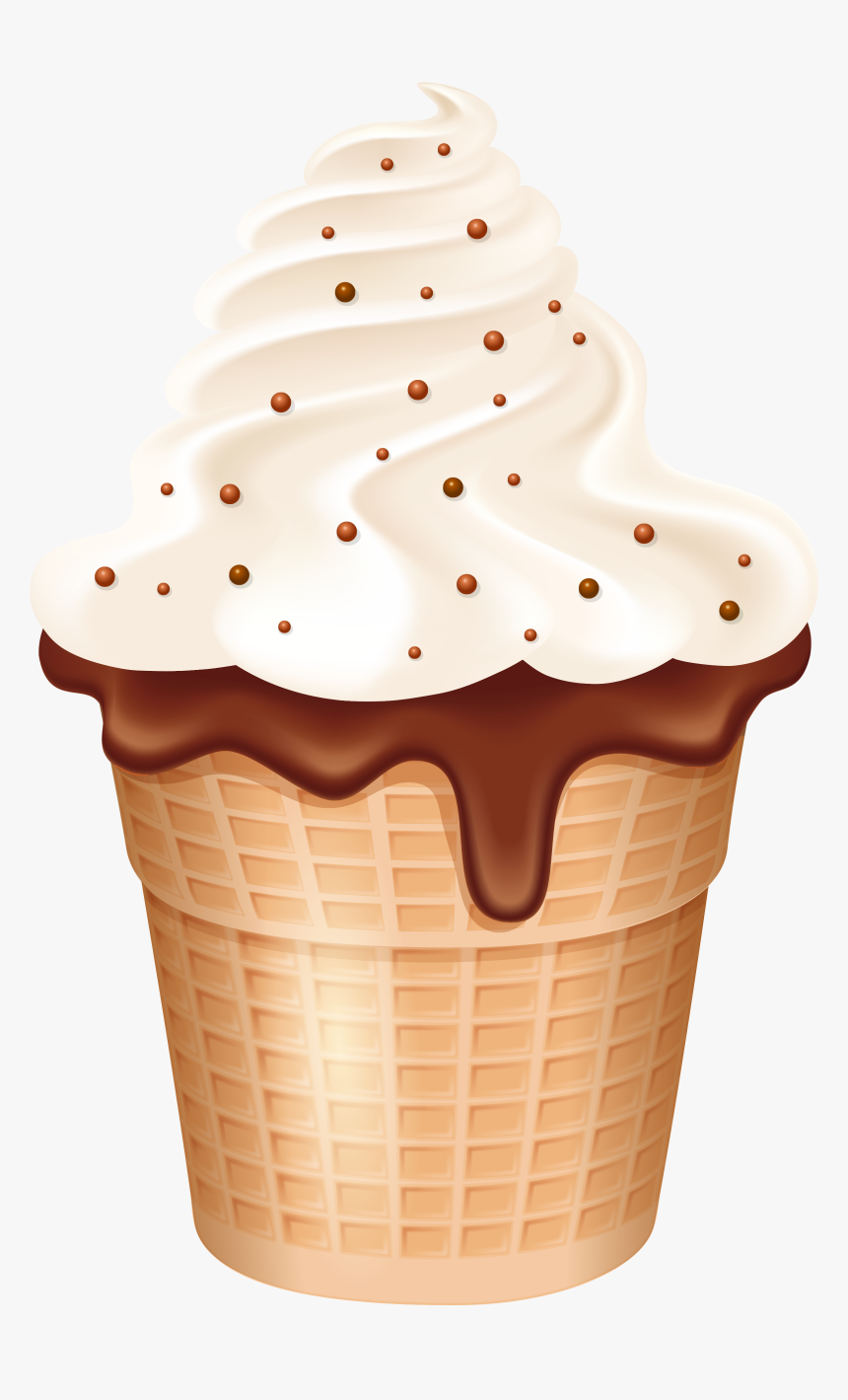 Transparent Vanilla Ice Cream Cone Png - Ice Cream Png Clipart, Png Download, Free Download