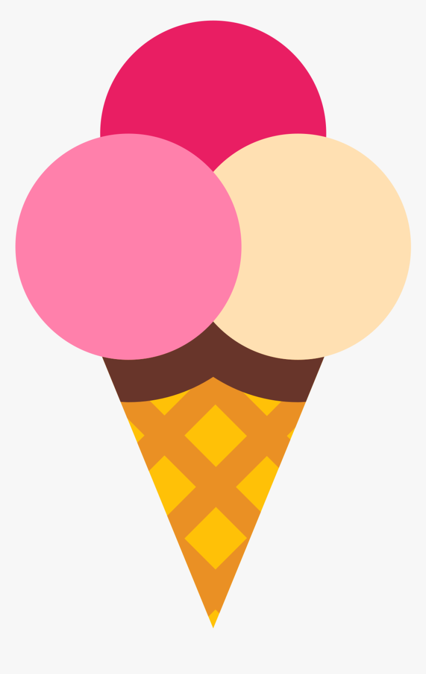 Ice Cream Cone Icon Free Png And Svg Download Cupcake - Ice Cream Graphic Png, Transparent Png, Free Download