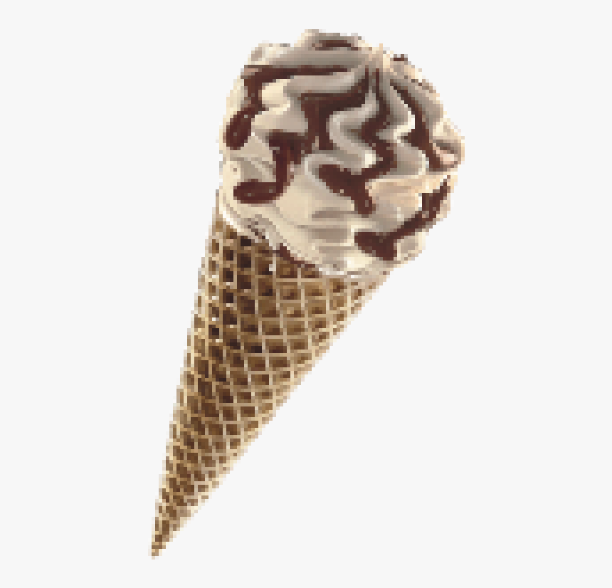 Mother Dairy Ice Cream Vanilla Choco Cone 100ml - Mother Dairy Ice Cream Cone, HD Png Download, Free Download