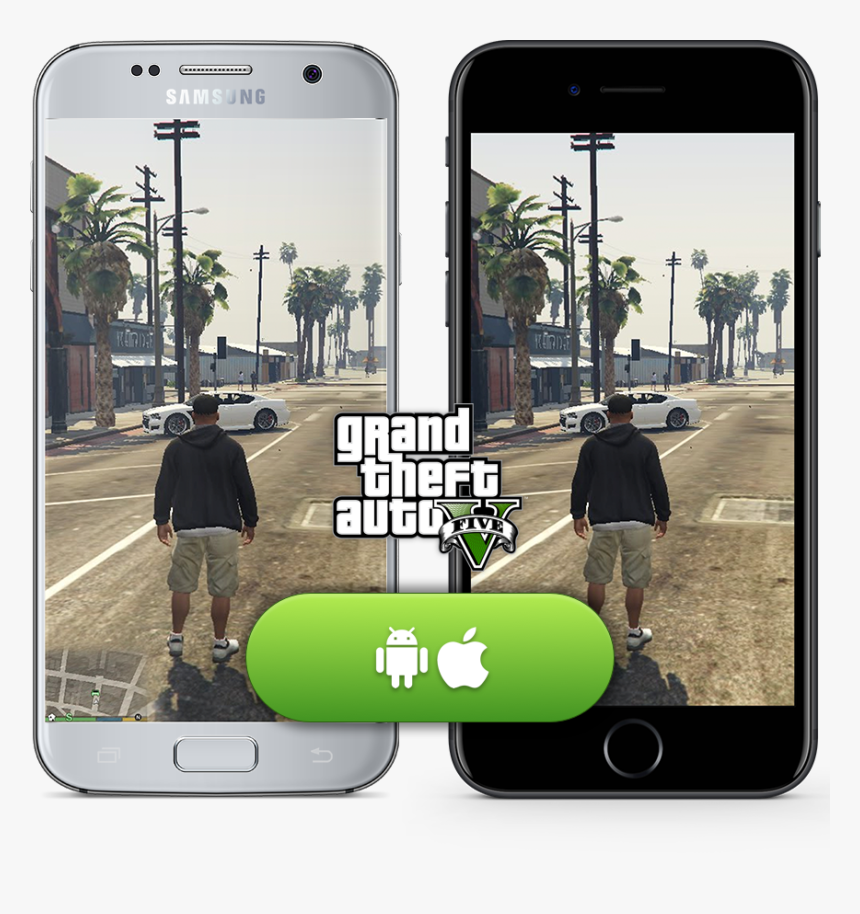 Gta 5 Mobile Pw - Download Gta V In Mobile, HD Png Download, Free Download