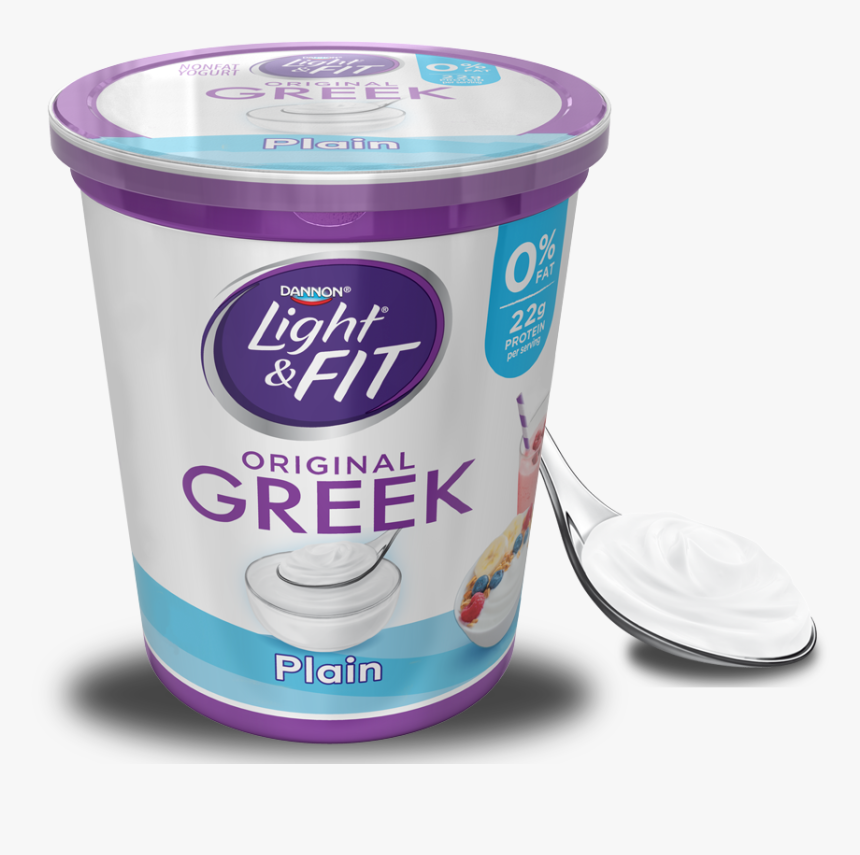 Plain Greek Yogurt - Dannon Vanilla Greek Yogurt, HD Png Download, Free Download