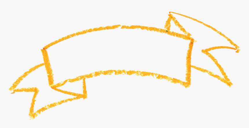 Yellow Ribbon Banner Transparent, HD Png Download, Free Download