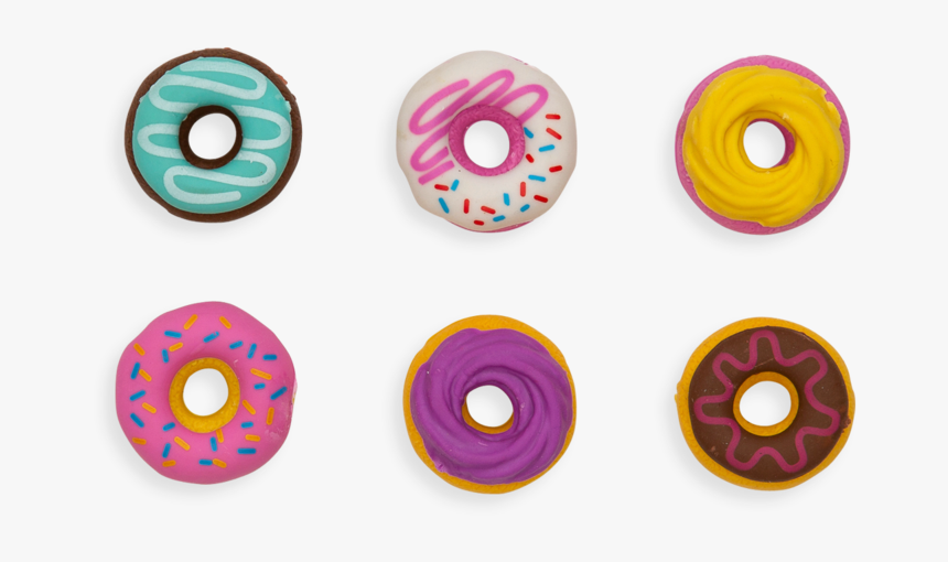 Dainty Donuts Vanilla-scented Pencil Erasers Set
 - Eraser, HD Png Download, Free Download