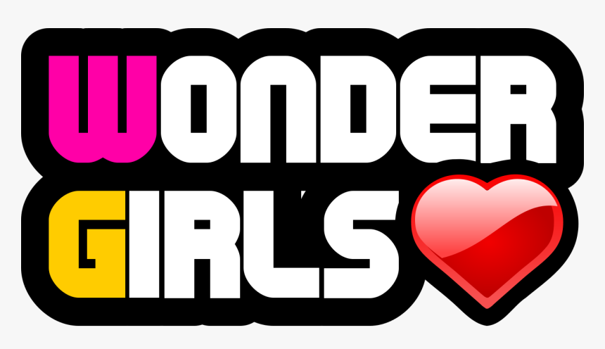 Wonder Girls Logo-heart - Wonder Girls, HD Png Download, Free Download
