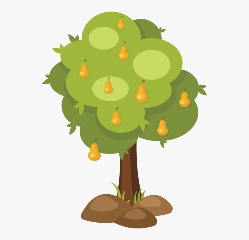 Plant,flower,leaf - Pear Tree Clipart Png, Transparent Png, Free Download