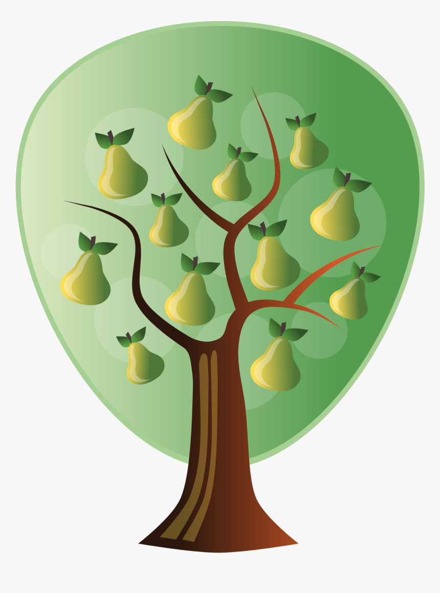 Pear Tree Clipart Hd, HD Png Download, Free Download